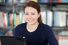 woman on laptop